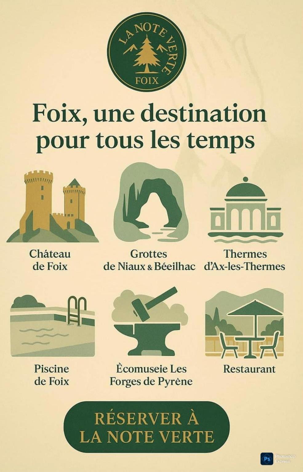 La Note Verte - Parking Gratuit Devant L'Entree Foix Eksteriør bilde